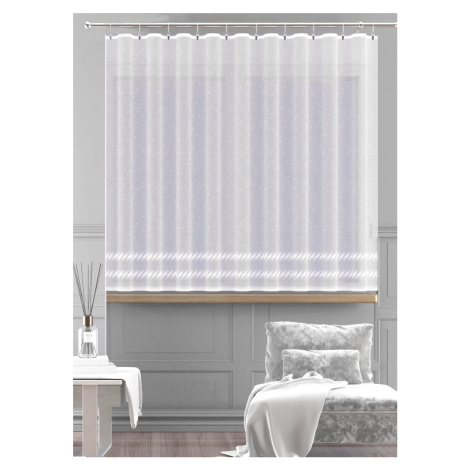 Záclona žakárová, Marilyn metráž s olůvkem, bílá 90 cm FORBYT