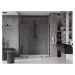 MEXEN/S Velar Duo posuvné sprchové dveře 170, transparent, czarne 871-170-000-02-70
