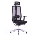 Kancelářská ergonomická židle Sego SPIRIT — černá, nosnost 130 kg