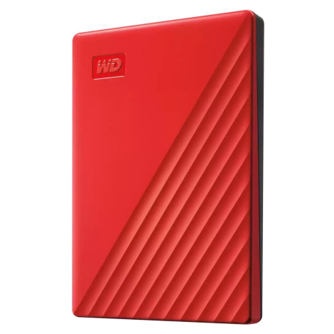WD My Passport portable 4TB USB3.0 Červený 2,5" externí disk WDBPKJ0040BRD-WESN Červená Western Digital