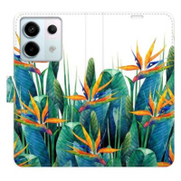 iSaprio flip pouzdro Exotic Flowers 02 pro Xiaomi Redmi Note 13 Pro 5G / Poco X6 5G