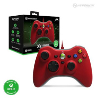 Hyperkin Xenon Wired Controller for Xbox Series|One/Windows 11|10 (Red) Officially Licensed by X