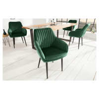 LuxD Designová židle Esmeralda zelená