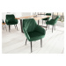 LuxD Designová židle Esmeralda zelená