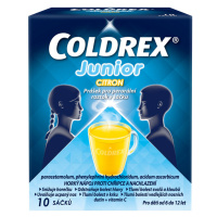 COLDREX JUNIOR CITRON 300MG/5MG/20MG POR PLV SOL SCC 10 I