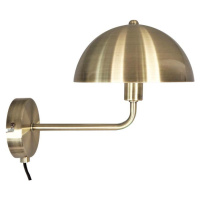 Nástěnná lampa ve zlaté barvě Leitmotiv Bonnet, výška 25 cm