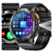 Chytré Hodinky Jg Smart JGR-65 Smart Watch Pánské Hovory Svítilna Menu Pl černá