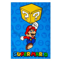 Super Mario: Reaching For A Blok - fleece deka