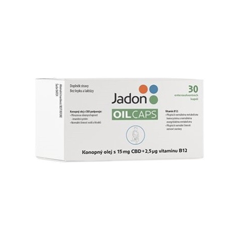 Jadon oil caps CBD s konopným olejem 15mg CBD+B12 cps.30