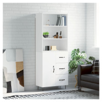 vidaXL Skříň highboard bílá 69,5 x 34 x 180 cm kompozitní dřevo