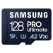 Samsung micro SDXC 128GB PRO Ultimate + SD adaptér MB-MY128SA/WW Černá