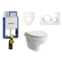 Cenově zvýhodněný závěsný WC set Geberit k zazdění + WC Laufen Laufen Pro Nordic SIKOGE2H4