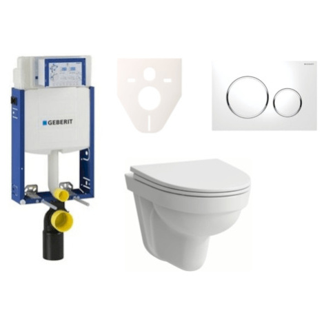 Cenově zvýhodněný závěsný WC set Geberit k zazdění + WC Laufen Laufen Pro Nordic SIKOGE2H4