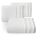 Bavlněný froté ručník s proužky RAMSES 50x90 cm, bílá, 400 gr Mybesthome