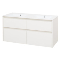 MEREO Opto, koupelnová skříňka s keramickým umyvadlem 121 cm, bílá CN913