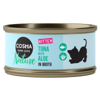 Cosma Kitten Asia / Origina / Nature, 6 konzerv - 15 % sleva - Nature Kitten s tuňákem a aloe ve