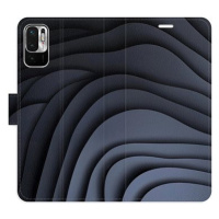 iSaprio Flip pouzdro Dark Waves pro Xiaomi Redmi Note 10 5G