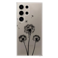 iSaprio Three Dandelions - black - Samsung Galaxy S24 Ultra