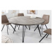 LuxD Designový jídelní stůl Shayla 120 cm šedé mango