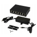 Switch PoE 6-portový pro 4 Ip kamer Pulsar S64 48W