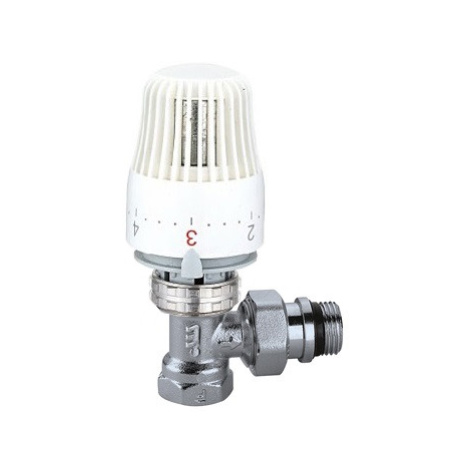 CALEFFI 220S Termostatický radiátorový ventil rohový DN10 - 3/8&quot; PN10 s hlavicí 403 56220S3