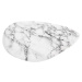 Kovový dekorativní tác 26x29.5 cm Marble Look – PT LIVING