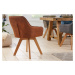 LuxD Designová otočná židle Gaura vintage hnědá