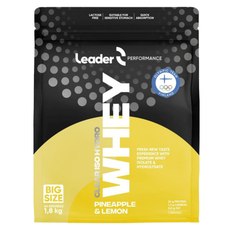 LEADER Clear Iso Hydro Whey Protein 1800g - citrus