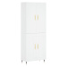 vidaXL Skříň highboard bílá 69,5 x 34 x 180 cm kompozitní dřevo