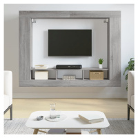 vidaXL TV skříňka šedá sonoma 152 x 22 x 113 cm kompozitní dřevo