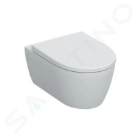 GEBERIT iCon Závěsné WC se sedátkem, Rimfree, SoftClose, alpská bílá 501.663.JT.1