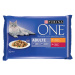 PURINA ONE 4 x 85 g - Adult kuřecí a hovězí