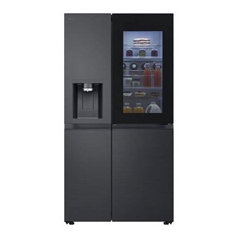 Americká chladnička LG - D - 628 l - InstaView™ - ThinQ™WiFi-Kovová Sorbet