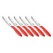 Tescoma Nůž jídelní PRESTO 12cm, 6ks, červená 863054.20