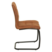 LuxD Designová konzolová židle Moderna, hnědá