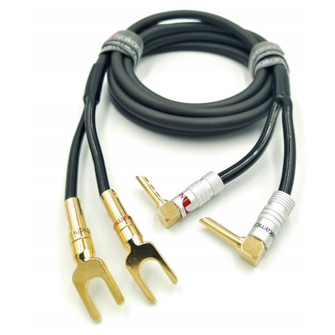 Kabel Hlasový Nakamichi 2x4mm vidlice Bfa 2m