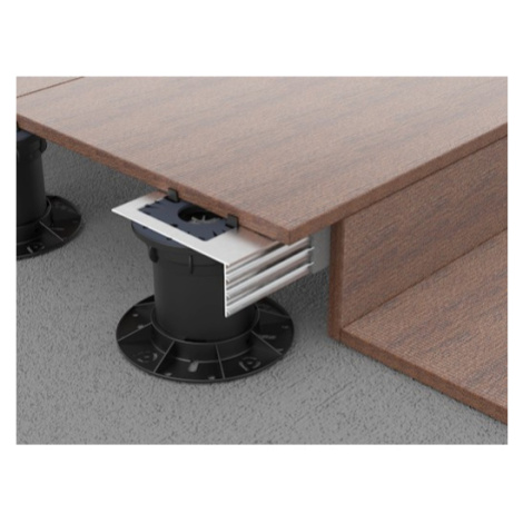 Progress Profile Prosupport profile N soklová hliníková lišta , 155/60/2700 mm, k terčům pod 2 c