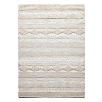 Diamond Carpets koberce Ručně vázaný kusový koberec Winter DESP P88 Mohair White - 160x230 cm