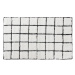 Koupelnový kobereček DINA černo-bílý 864679