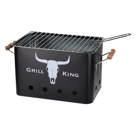 PROGARDEN Gril přenosný piknikový GRILL KING černá KO-C80901060