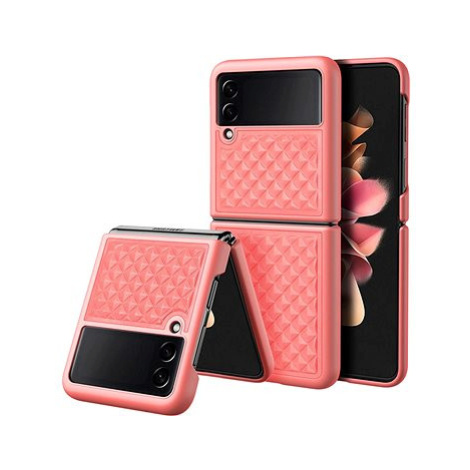 DUX DUCIS Venice kožené pouzdro pro Samsung Galaxy Z Flip3 5G Pink Red DUX DUCIS SKIN