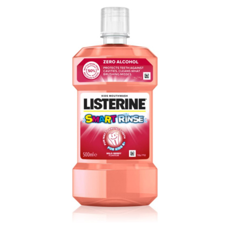 Listerine Smart Rinse Mild Berry ústní voda pro děti 500 ml