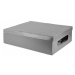 Compactor Skládací úložná kartonová krabice s PVC 58 x 48 x 16 cm, šedá
