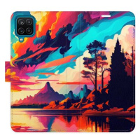 iSaprio flip pouzdro Colorful Mountains 02 pro Samsung Galaxy A12