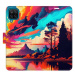 iSaprio flip pouzdro Colorful Mountains 02 pro Samsung Galaxy A12