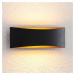 Arcchio Arcchio LED nástěnné svítidlo Jelle, 27 cm, černé