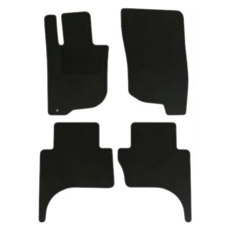 Mitsubishi L200 V 15-19 Velurové koberce Comfort