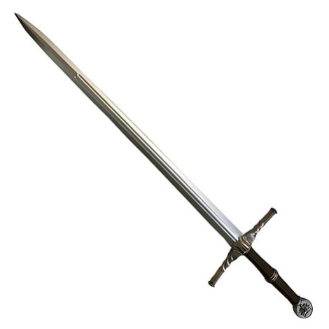 Replika meče Zaklínače - ocelový, měkčený