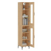 vidaXL Skříň highboard dub sonoma 34,5 x 34 x 180 cm kompozitní dřevo