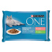 PURINA ONE 4 x 85 g - Sterilcat losos a krůtí